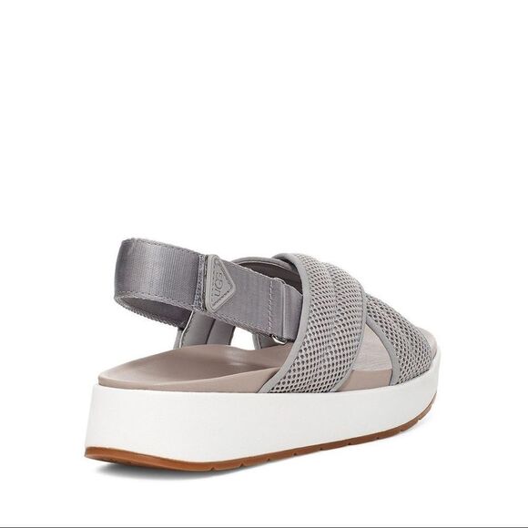 NEW Ugg Nella Grey Criss Cross Chunky Sandals🎁 - Picture 4 of 8